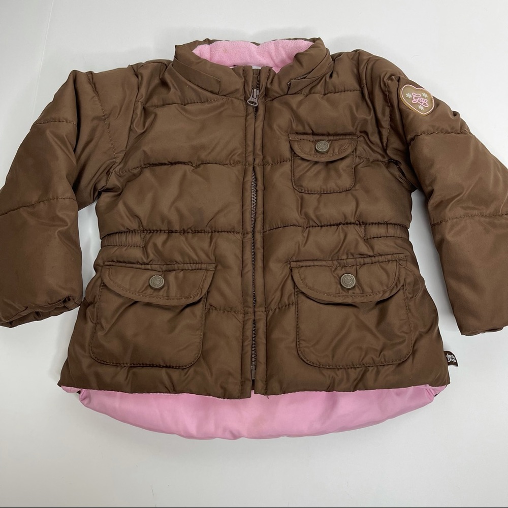 Baby Gap (Factory) Brown Puffer Jacket GUC Sz: 3T